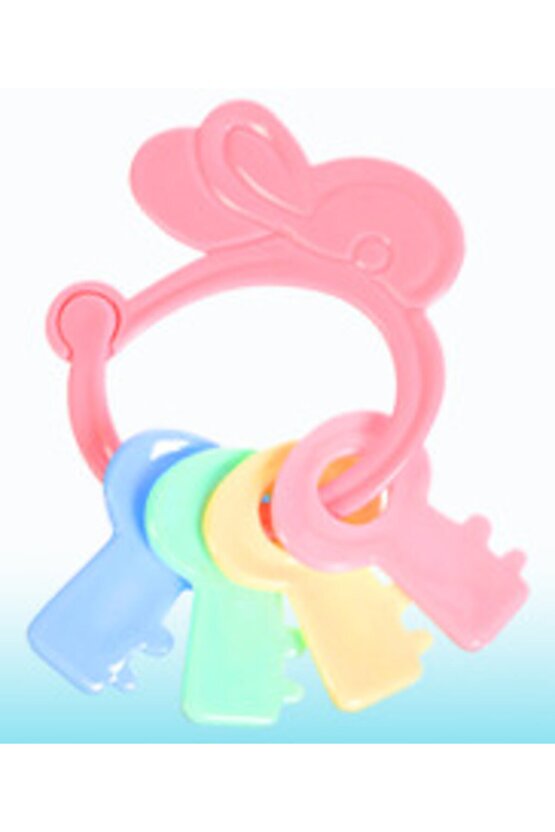 Bebe Çıngıragı Mavi Renk Tavşan 1 Adet