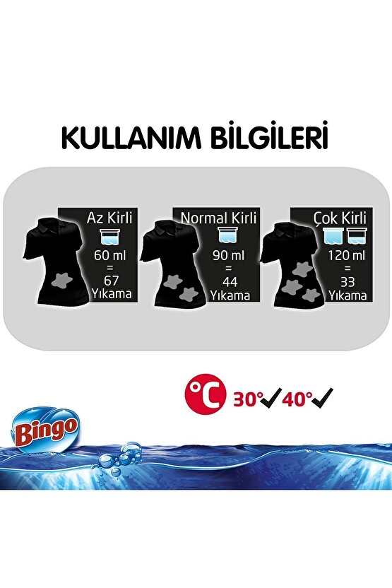 Sıvı Çamaşır Deterjanı Siyahlara Özel 4 Lt X 4 Adet