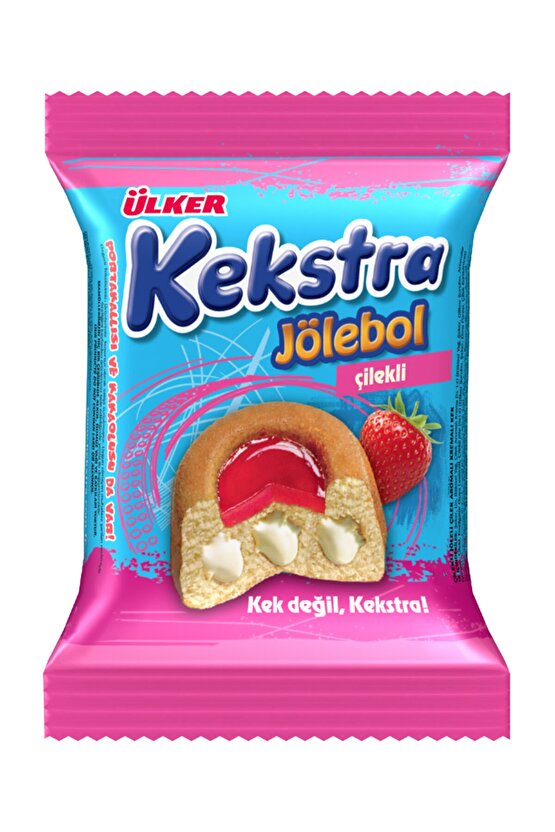 Kekstra Jölebol Kek Çilekli 40 gr