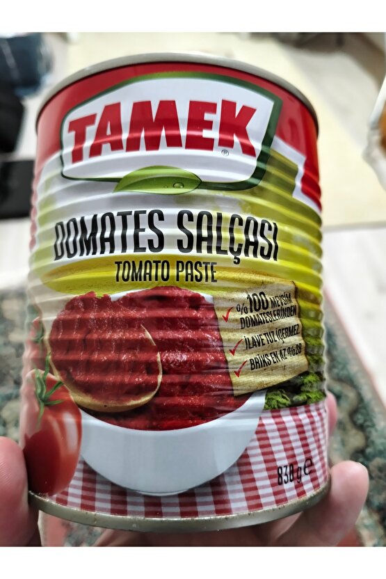 Domates Salçası Teneke 830 gr