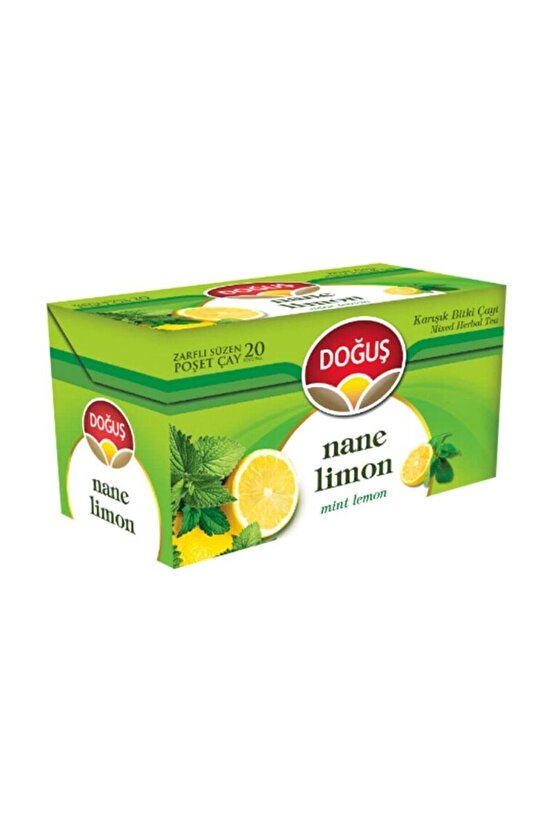 20li Nane Limon Bitki Çay Süzen Poşet 2 gr