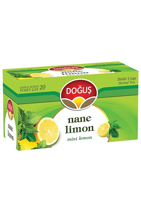 20li Nane Limon Bitki Çay Süzen Poşet 2 gr