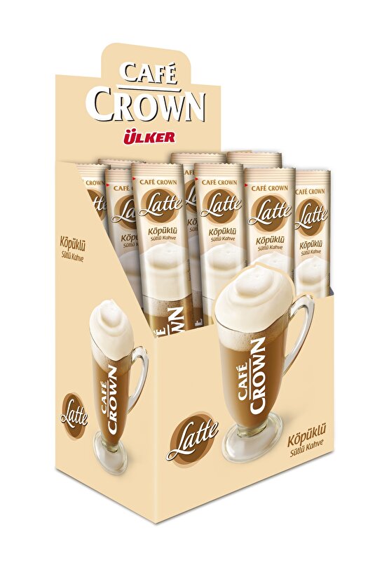 Cafe Crown Latte Kahve 17gr X 24 Adet