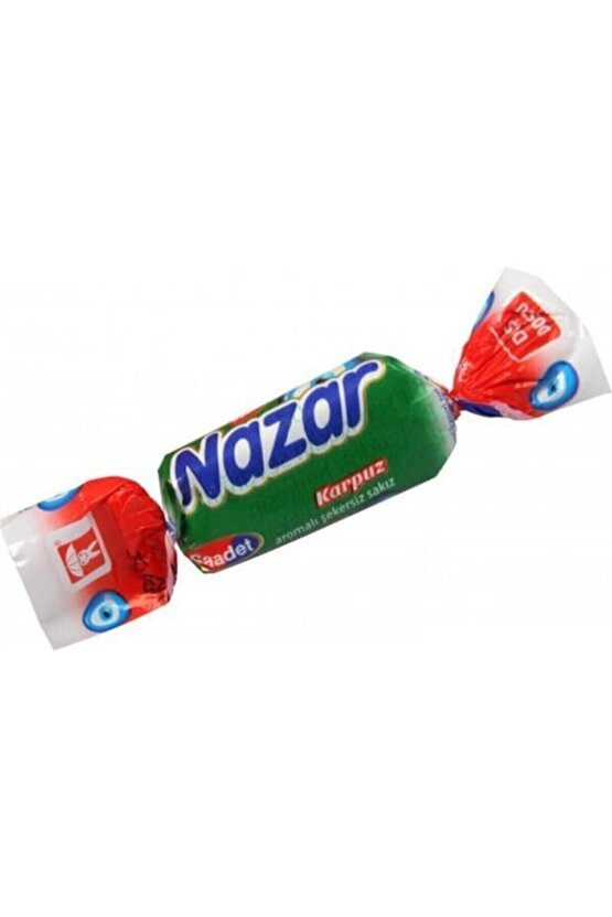 Tekli Sakız Şekersiz 100 Adet Karpuz