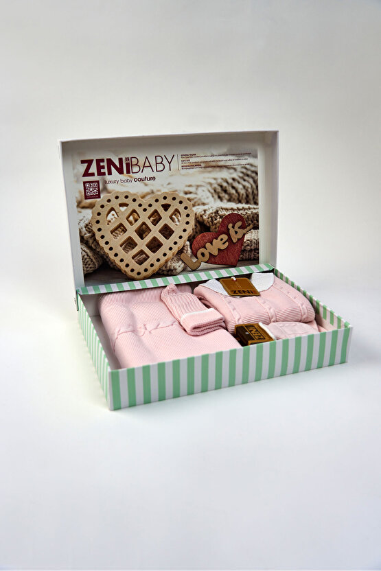 Yeni Doğan 5li Örme Triko Tulum Set (Özel Kutulu)