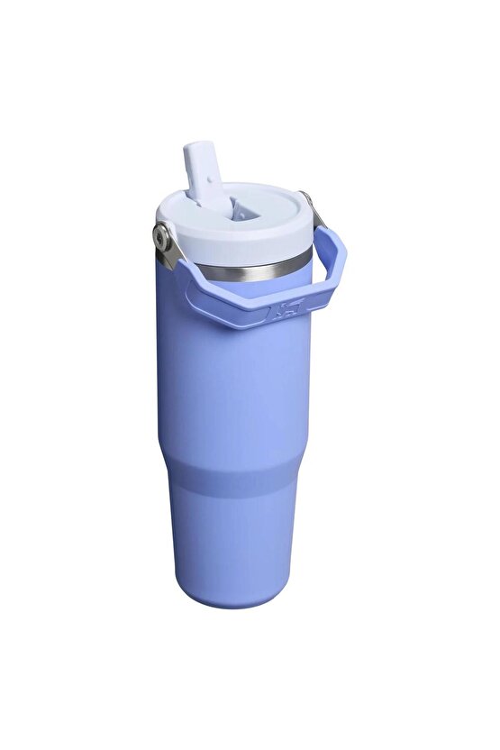 The IceFlow Flip Straw Pipetli Termos Bardak Hydrangea 0,89Lt. - 10-12043-075