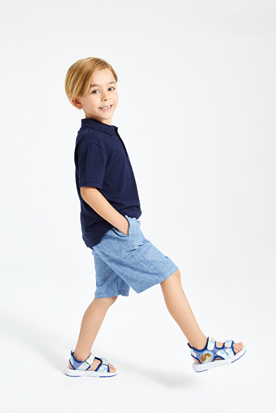 Nana Hafif Erkek Okul Öncesi Lacivert Sandalet