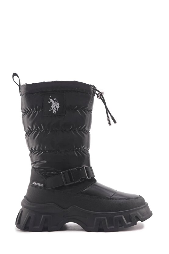 U.S Polo Assn. 101916420 Poretta Siyah Kız Çocuk Çizme