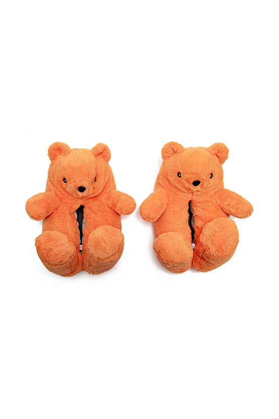 Pookie Kadın Hayvanlı Panduf Turuncu 3641