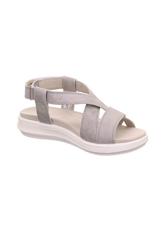 Ella Metalik Gümüş Kadın Sandalet 2-000312-9150