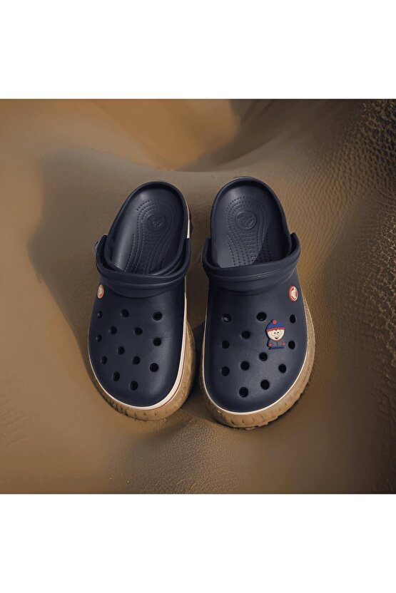 Mavi Tekli Crocs Terlik Süsü (1 ADET) Jibbitz