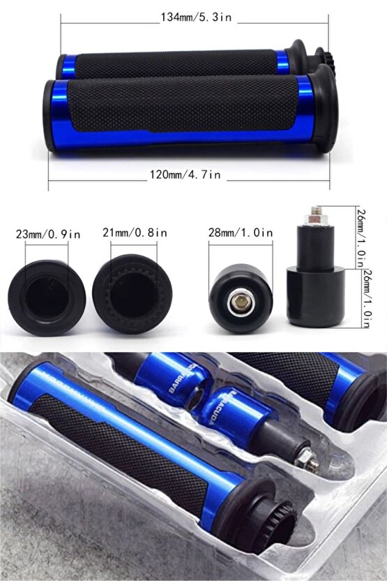 Yamaha R25 MT07 R6 Ybr 125 Elcik Takımı (2li Takım Siyah Renk)