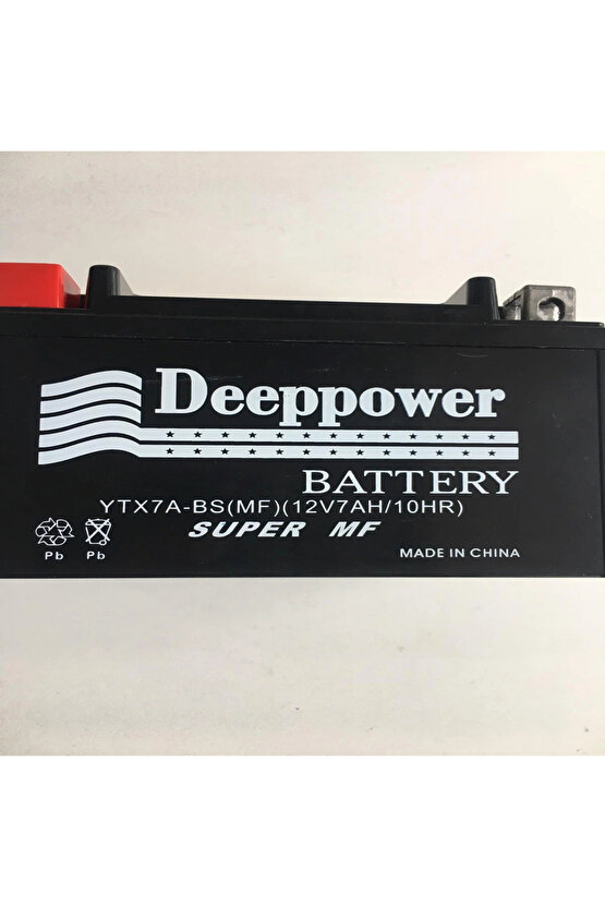 Akü Ytx7a-bs (mf) 12v 7ah Sct Ve Motosikletler İle Uyumlu