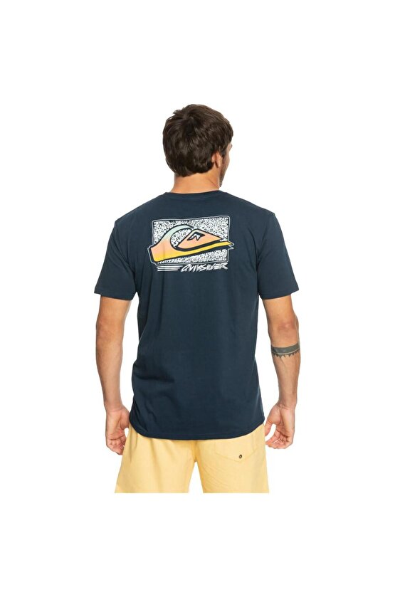 EQYZT07231 Retrofade M Tees Erkek Tişört Lacivert