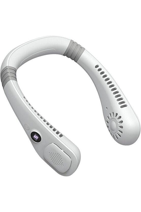 BOYUNA ASMALI VANTİLATÖR MİNİ KLİMA LED GÖSTERGELİ 5 HIZ KADEMELİ SERİNLETİCİ FAN HAVA SOĞUTUCU