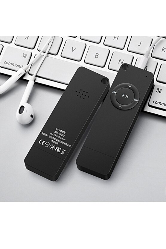 Bluetooth Lu Mp3 Player Dahili Hoparlör Kablolu Ve Kablosuz Kulaklık Ile Kullanabilme Mini Mp3 Çalar