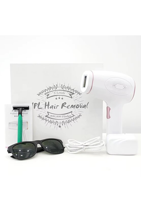 OTOMATİK LAZER EPİLASYON CİHAZI TÜM VÜCUT IPL LAZER EPİLATÖR ALETİ 999.999 ATIM LED EKRAN DOKUNMATİK