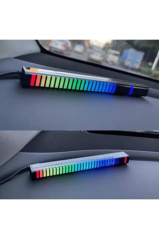 RGB LED IŞIK ARAÇ PC ODA OYUNCU MÜZİK RİTİMLERİ  OYUN SESE DUYARLI RGB LİGHT