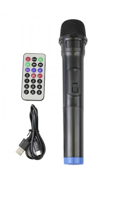 2X8 İNÇ BÜYÜK BOY TEKERLEKLİ BLUETOOTH SPEAKER ŞARJLI KABLOSUZ MİKROFONLU HOPARLÖR