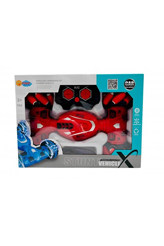 DRİFT ARABA YAN YAN GİDEN LED IŞIKLI UZAKTAN KUMANDALI 360 DERECE DÖNEN STUNT RC ARABA