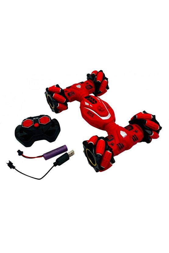 DRİFT ARABA YAN YAN GİDEN LED IŞIKLI UZAKTAN KUMANDALI 360 DERECE DÖNEN STUNT RC ARABA