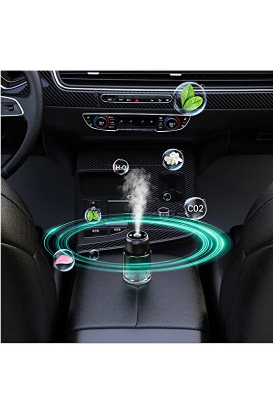 ŞARJLI ARAÇ İÇİ PARFÜM DİFÜZÖRÜ KOKULU HAVA NEMLENDİRİCİ HUMUDİFİER YILDIZ TAVAN LAZER