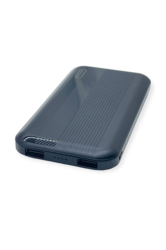 10000 MAH POWERBANK 2 USB ÇIKIŞLI TAŞINABİLİR ŞARJ ALETİ 5V-2,1A USB ÇIKIŞ LED IŞIK HEDİYELİ