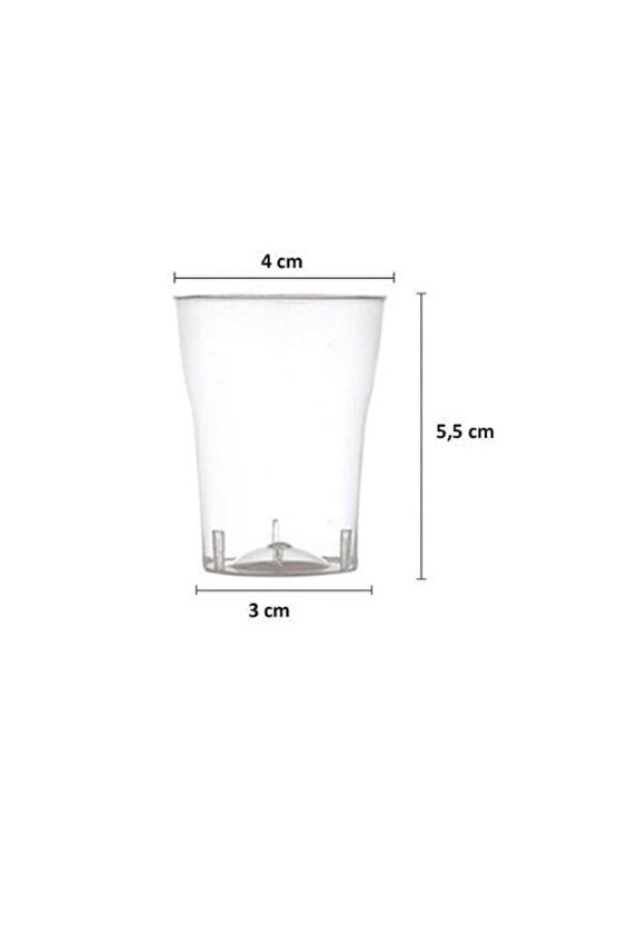 Plastik Shot Bardağı 20li