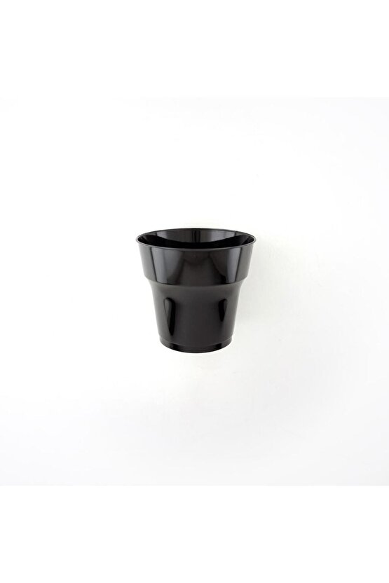 Kristal Renkli Bardak Siyah 10lu