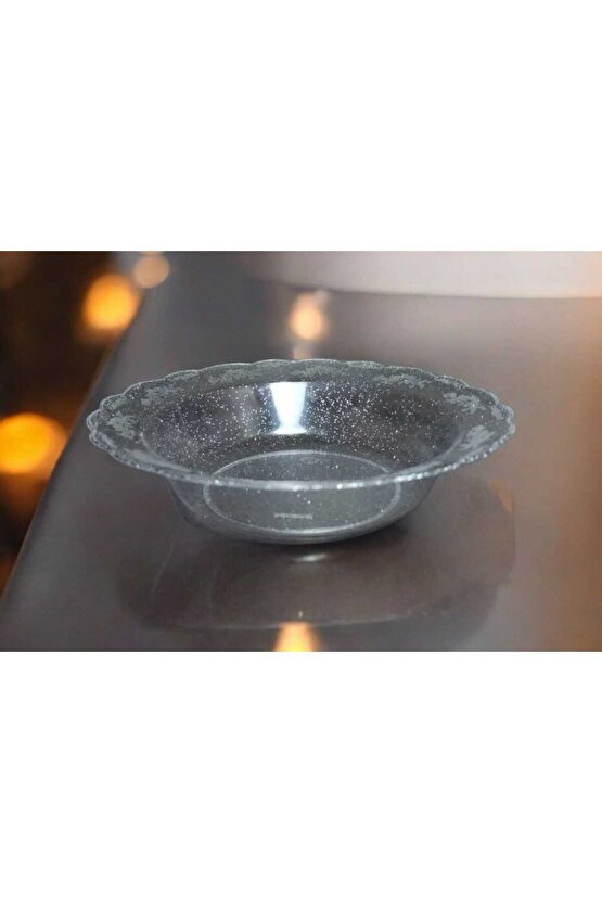 Mika Tabak& Parti Tabak&parti Mika Tabak & Doğum Günü Tabak & Plastik Çorba Tabakkase 19 Cm 6 Adet