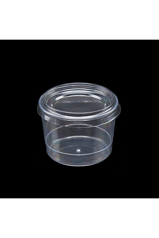 BODEGA Kapaklı Sert Plastik Kase 250 CC 10 ADET Magnolya, Sütlü Tatlı, Aşure, Salata, Meze Kasesi