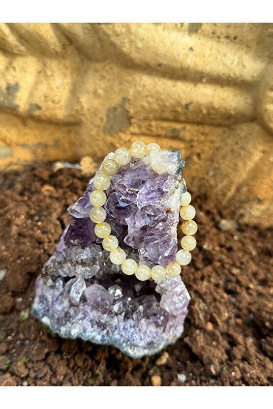 ALTIN RUTİL KUVARS BİLEKLİK