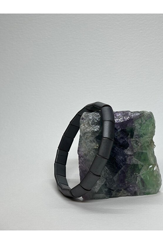 ERKEK BİLEKLİK ŞUNGİT DOĞALTAŞ