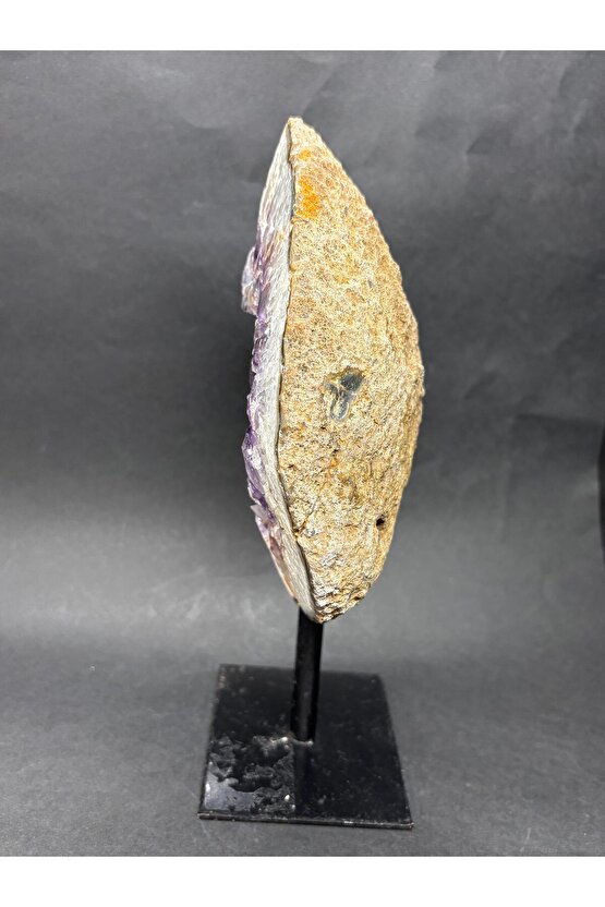 BREZİLYA AMETİST DOĞALTAŞ SİYAH DEMİR STANTLI