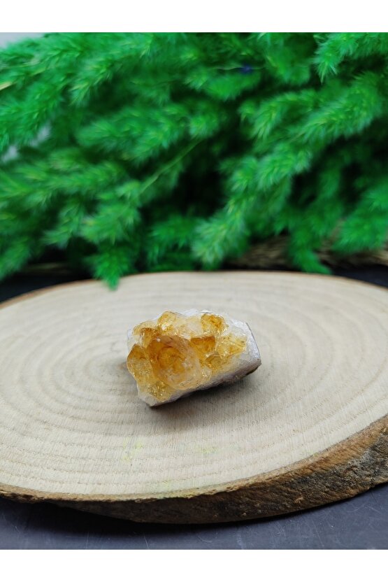 Ham Sitrin Kaya Dekoratif Doğal Taş (sertifikalı)