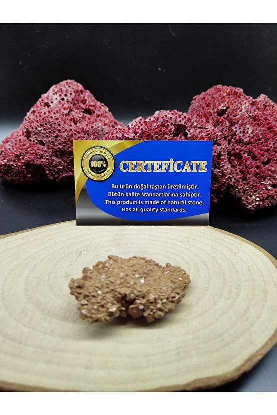 Vanadinit Ham Doğal Taş (sertifikalı)