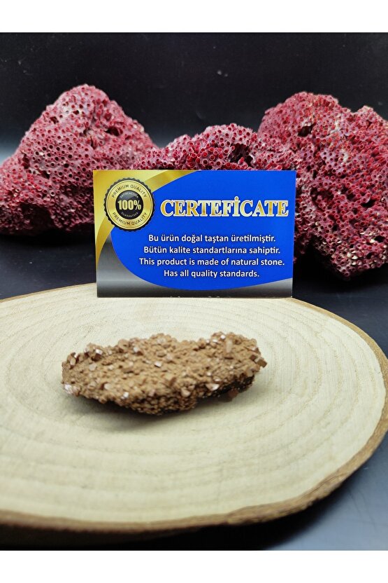 Vanadinit Ham Doğal Taş (sertifikalı)