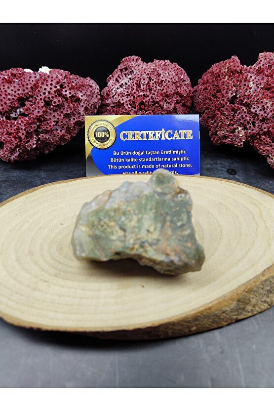 Aventurin Ham Doğal Taş Kaya (sertifikalı)