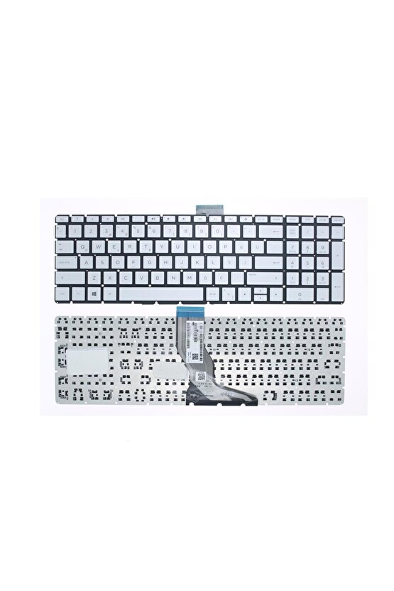 Hp 17-BS004nt Notebook Klavyesi, Laptop Tuş Takımı (Silver, Gri TR)
