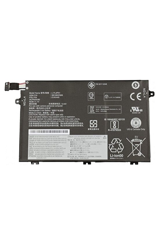 Thinkpad E580 20ks001ktx, 20ks001rtx Bataryası, Pili