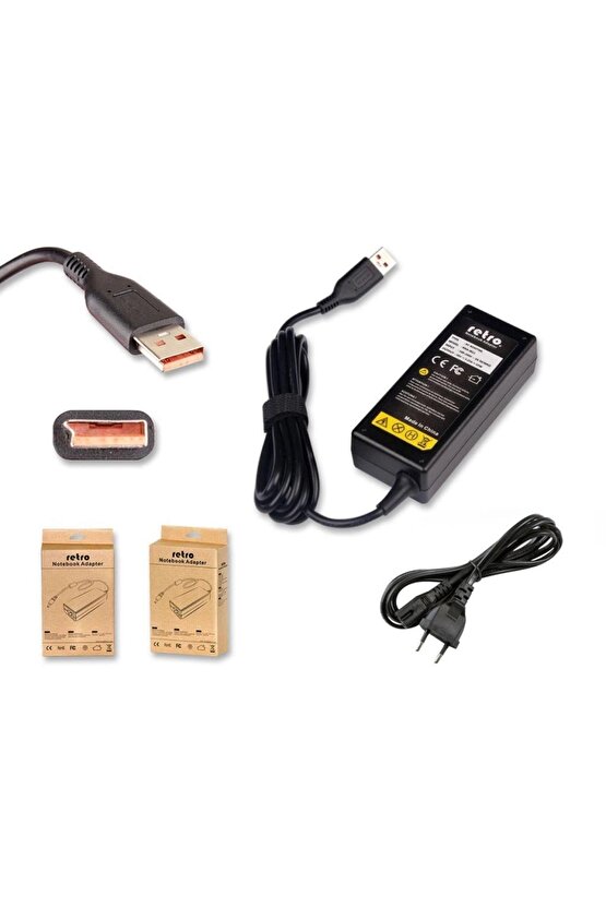Yoga 700, 900 20v 3.25a (65w) Ultrabook Adaptör - Irregular Usb