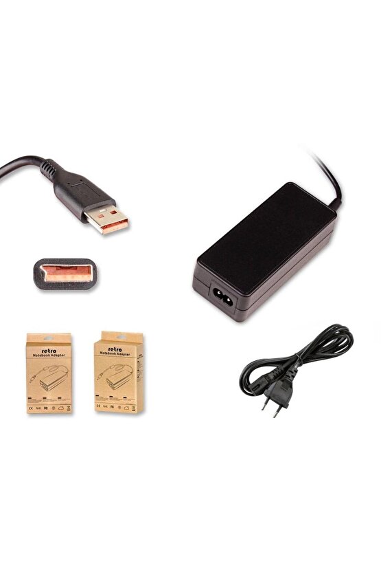 Yoga 700, 900 20v 3.25a (65w) Ultrabook Adaptör - Irregular Usb