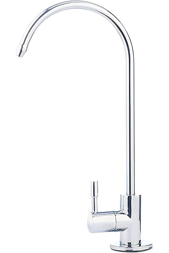 Mx Krom Kaliteli Arıtma Musluğu - Tezgahüstü Su Arıtma Cihazı Musluğu Bataryası - 360 Derece