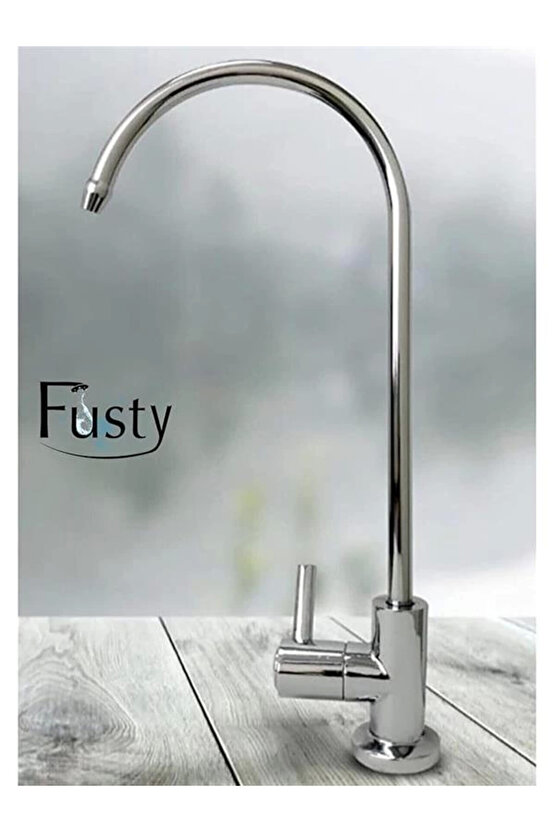 Krom Kaliteli Arıtma Musluğu - Tezgahüstü Su Arıtma Cihazı Musluğu Bataryası - 360 Derece