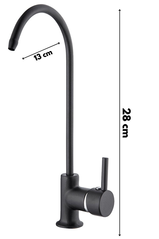 Lüx Su Arıtma Musluğu MAT SİYAH