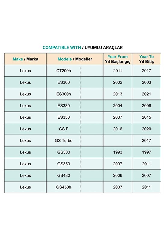 Lexus için Trifon Yıldız Vida - 50 Adet