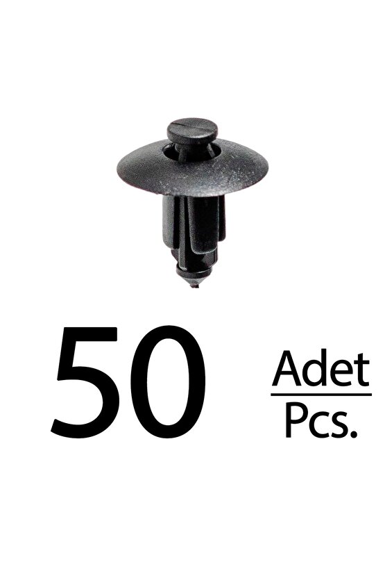 Volvo Subaru için Çamurluk Tamponu İtmeli Klips - 50 Adet