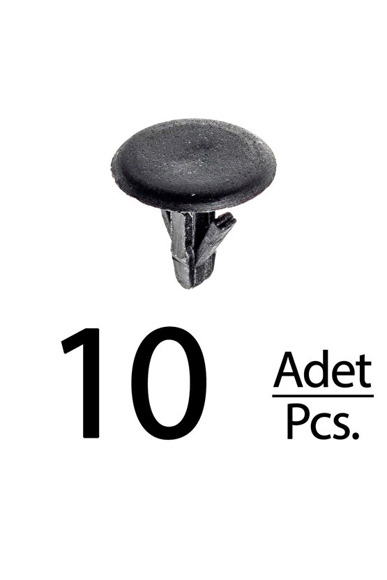 Mazda için Kaput Uç Lastik Klips - 10 Adet