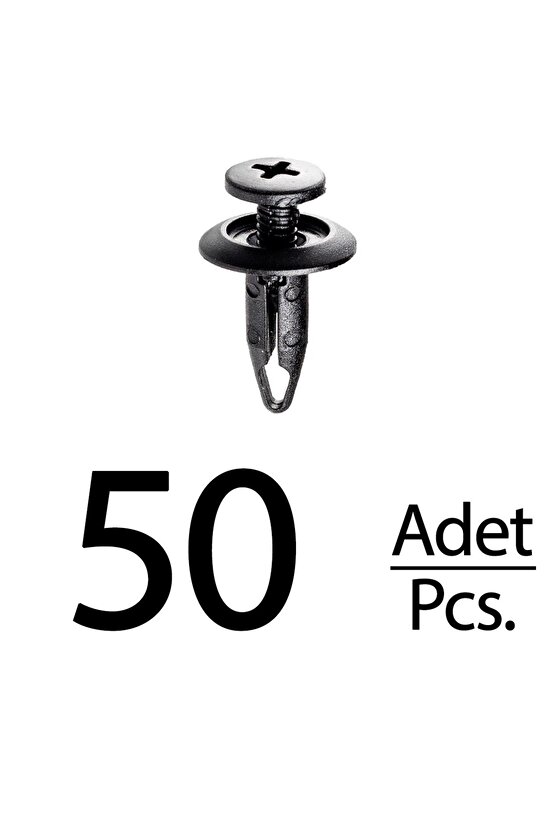 Ford C-Max Cougar Fiesta V Focus Puma Galaxy için Panjur Klips - 50 Adet