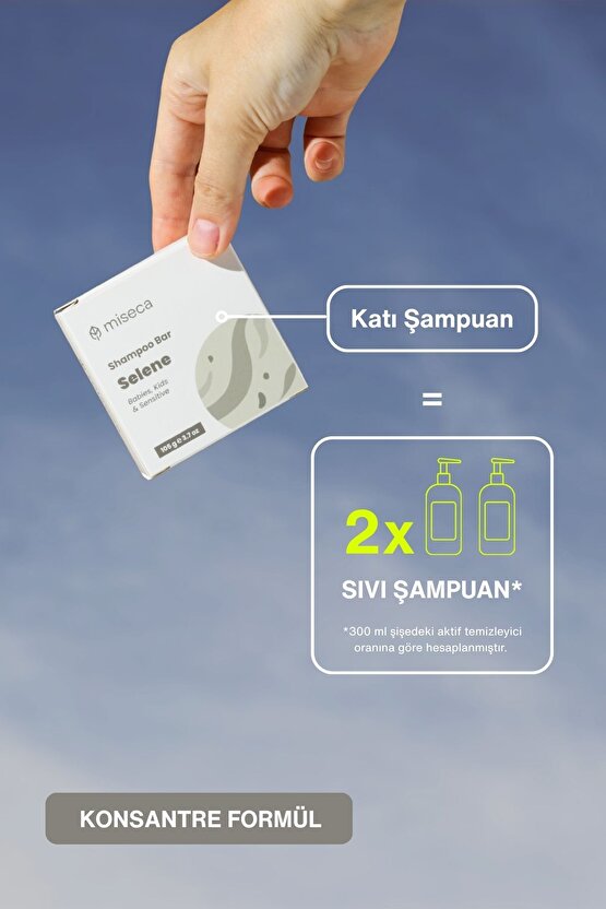 Selene Hassas Ciltler Ve Çocuklar Yatıştırıcı Katı Şampuan 105 G
